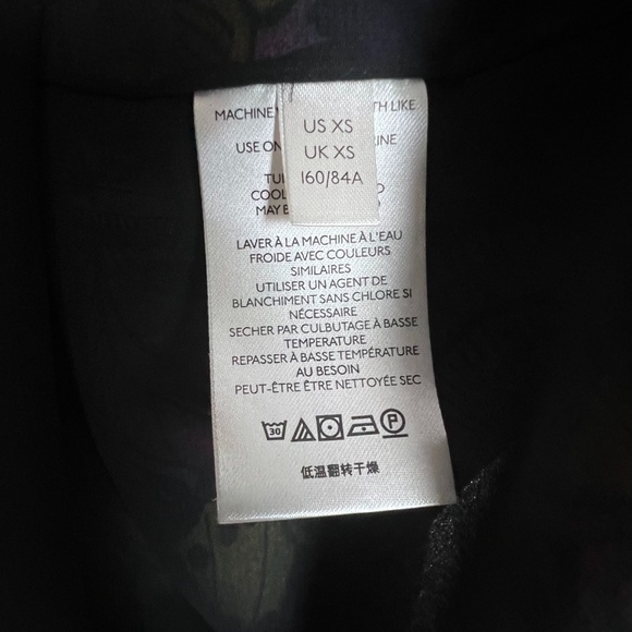 ANTHROPOLOGIE Alexandra Farmer Puff Sleeved Blouse Smocked Pullover‎ Top XS - Picture 11 of 13